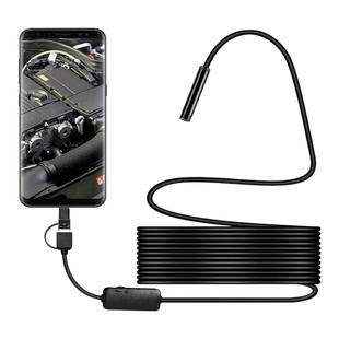 高清内窥镜5.5mm连安卓手机看修车牙科带探头灯摄像头外置拍录像