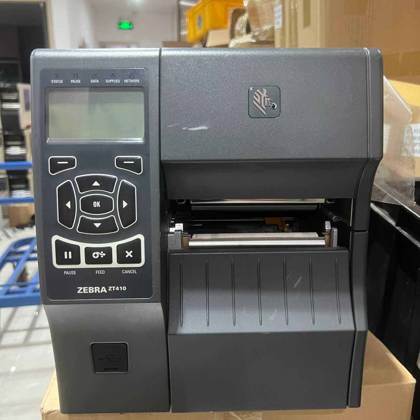 斑马打印机ZT410-300dpi，600dpi，打印完好不&mdash;议价