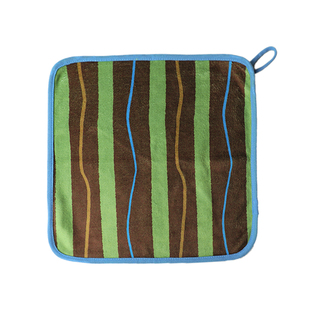 条纹擦手巾可挂式易吸水不易掉毛高颜值擦手帕厨房卫生间时尚耐脏