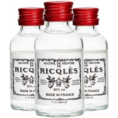 法国双飞人RICQLES港版利佳薄荷药水叮叮水清凉止痒50ml*3件装