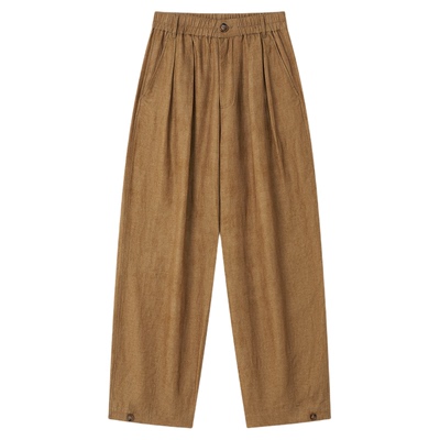 REFOUNDTEN自然肌理廓形长裤