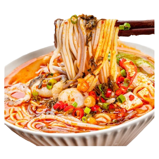 渔粉五谷杂粮麻辣鱼粉米线早餐懒人学生宿舍速食食品方便米粉夜宵