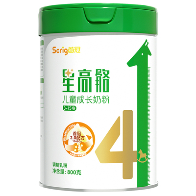 首冠星高骼儿童成长4-6阶奶粉