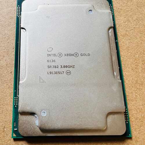 【询价】Intel 至强 金牌 6136 CPU 正式版  适用