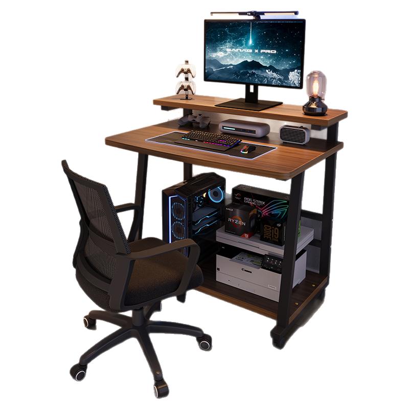 简易电脑桌台式小型家用迷你移动办公桌工作台学习桌子卧室床边桌