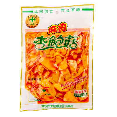 百合小菜麻香杏鲍菇下饭菜配粥