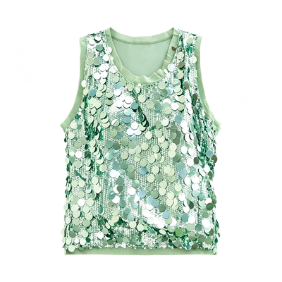 Loose sleeveless vest for spicy girls 宽松无袖背心辣妹上衣女