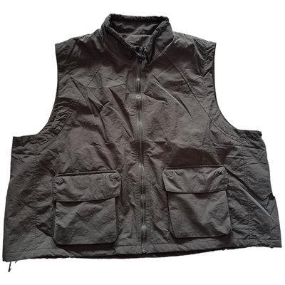 棉马甲2025新款立领短款马夹女冬