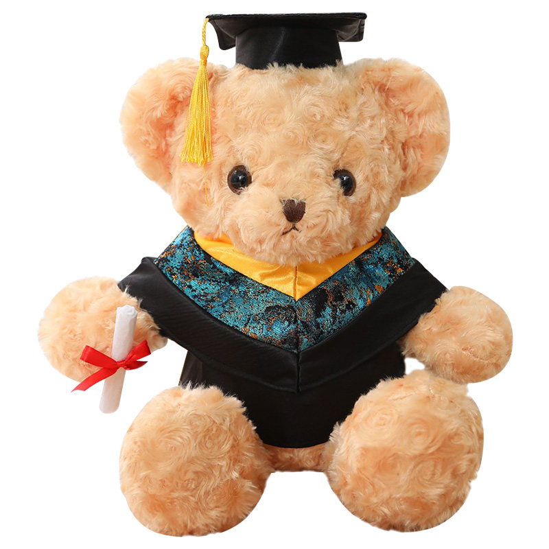 【定制】毕业典礼学士服小熊礼物