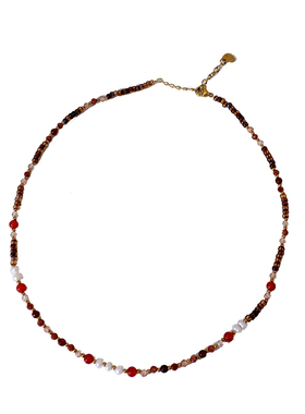 XMR新中式天然石珍珠项链