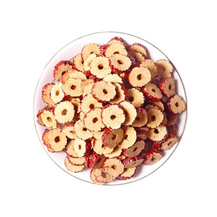 红枣干片500g新疆切片酥香脆灰枣无核大红枣片干吃零食泡茶水专用