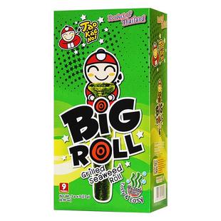 泰国小老板海苔卷27g*4盒老板仔海苔卷紫菜儿童进口零食健康小吃