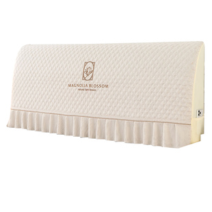 新款高级感全包床头罩套公主风木板床头万能通用软包防尘床靠背罩