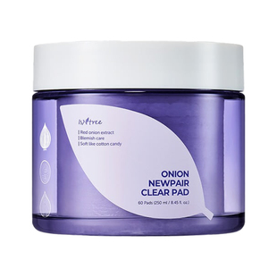 韩国isntree洋葱棉片紫色湿敷罐装面膜淡化痘印补水保湿~痘印逆袭