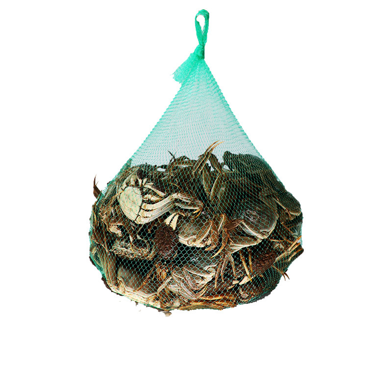 装螃蟹网袋批发塑料特厚网眼袋子装水产甲鱼海鲜龙虾密眼编织网兜