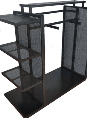 中岛架服装展示架机车头盔手头架