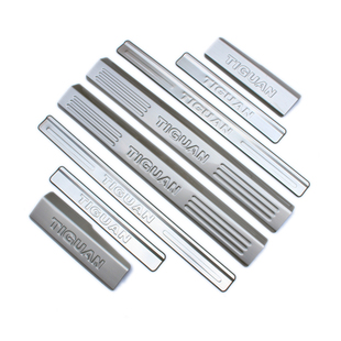 大众10-17款途观专用迎宾踏板 不锈钢门槛改装丝绸之路内置门槛条