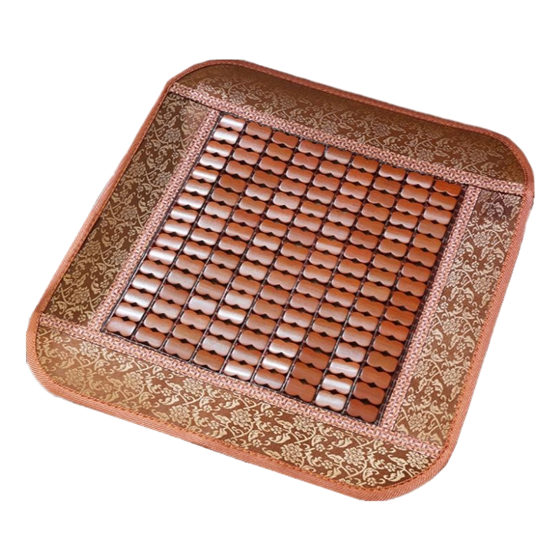 绑带棋牌椅竹子透气防滑凉席坐垫