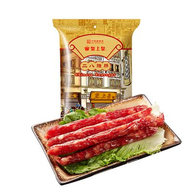 皇上皇腊肠二八腊肠8分瘦350g 广式香肠腊味干货特产年货手信广式