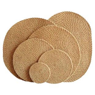 亚麻隔热垫耐高温餐桌隔热垫防热垫防烫垫碗垫餐具垫盘子垫水杯垫