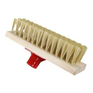 地刷头地板刷软毛洗车刷木质长柄鬃毛瓷砖地砖楼道甲板清洁洗地刷