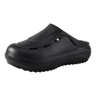 厚底包头拖EVA老爹拖鞋休闲穆勒鞋春秋季2026新款增高外穿厨师鞋