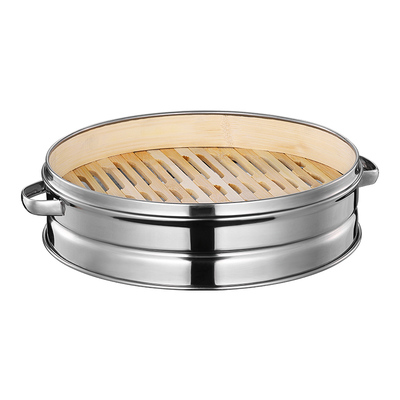 不锈钢蒸笼竹制杭州小笼包商用