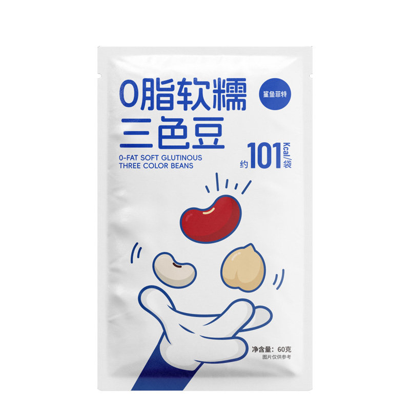 鲨鱼菲特三色豆低脂粗粮