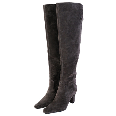 IORE气质显腿长腿瘦高跟过膝长靴