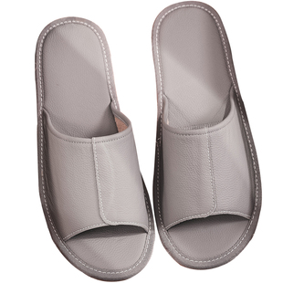 夏季全牛皮凉拖鞋女士情侣家居室内防滑软底不臭脚真皮男静音舒适