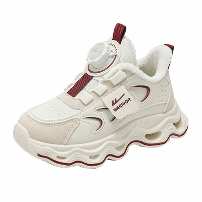 回力童鞋女童儿童运动鞋冬鞋2025新款老爹鞋女孩大童加绒二棉鞋子