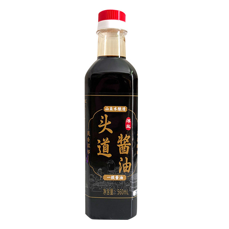 丰锦茂酿造一级酱油560ml瓶装
