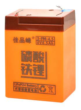 佳品峰电动玩具车大容量6V蓄电池