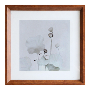 正方形实木画框装裱相框挂墙国画框十字绣裱框钻石画50cm33定制38