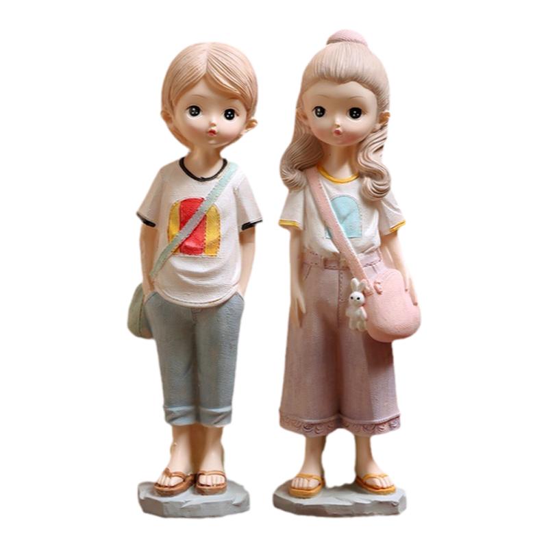 阳光活力绿色系列婚庆树脂摆件
