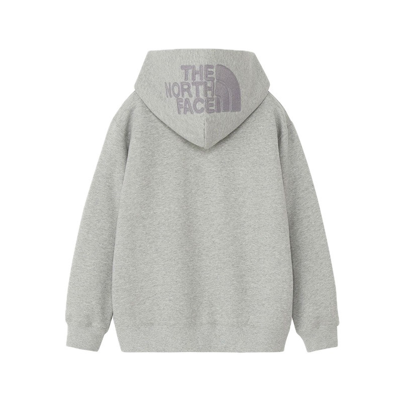 日本北面 THE NORTH FACE 2026冬童抓绒保暖拉链刺绣logo连帽卫衣