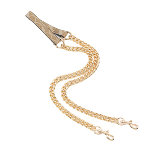 适用蔻驰麻将包牛皮肩带链条coach酒神包包链子斜挎减压包带配件