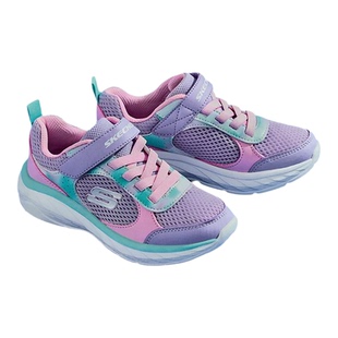 Skechers斯凯奇女大童逐风体训鞋透气舒适网面透气慢跑鞋303978L