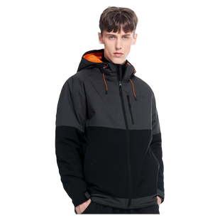 骆驼珠穆朗玛系列夹棉冲锋衣男女拼撞色户外防水登山棉服夹克外套