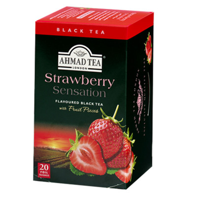 亚曼草莓味红茶进口袋泡茶包