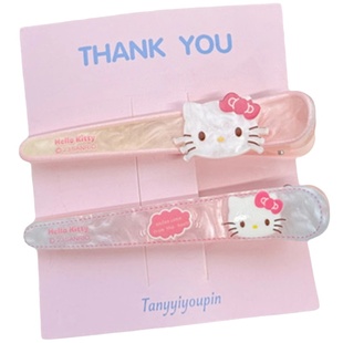 鞠婧祎同款可爱kitty发夹前额刘海侧边夹哈喽kt凯蒂猫化妆鸭嘴夹