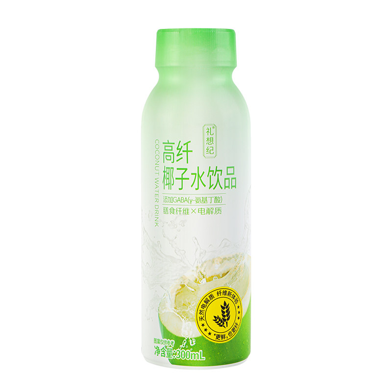 礼想纪高纤椰子水果汁饮料膳食纤维天然清爽解腻0脂健康电解质