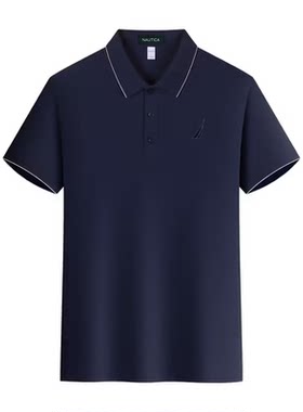 诺帝卡男士夏季短袖刺绣POLO衫