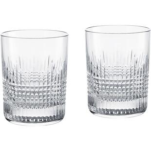 [新年礼物]Baccarat巴卡拉南锡系列威士忌杯高身杯平底对杯 礼盒