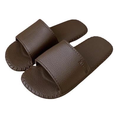 情侣时尚复古高级感皮纹EVA拖鞋