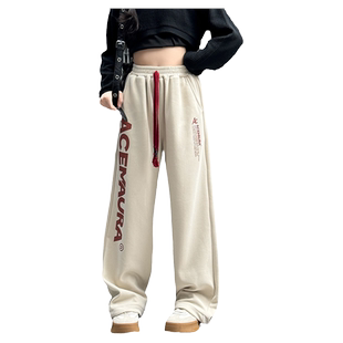 女童卫裤2026新款春秋季中大童裤子青少年女孩初中生巨好看运动裤