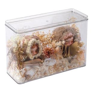 光织园挂件盲盒收纳展示架透明sp搪胶娃娃柜造景盒毛绒公仔防尘罩