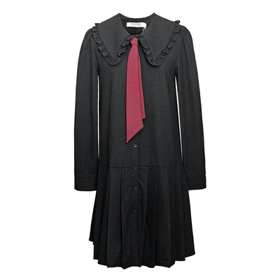 D-HARRY/迪哈利黑色长袖连衣裙