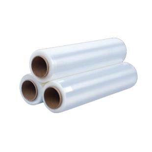 拉伸缠绕膜50cm宽 围膜保护膜拉丝膜 商用透明工业保鲜膜整箱批发