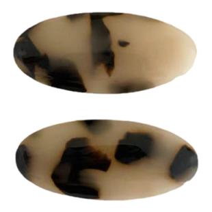 2024新款醋酸发夹复古气质前额侧边刘海夹简约椭圆碎发鸭嘴夹头饰